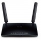 Router wireless TP-Link TL-MR6400 , 802.11 b/g/n , 300 Mbps , Retea 3G/4G , Negru